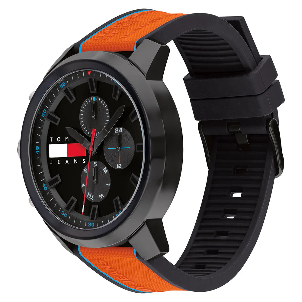 Tommy Hilfiger Black Dial 50mm Men's Watch - 1710583