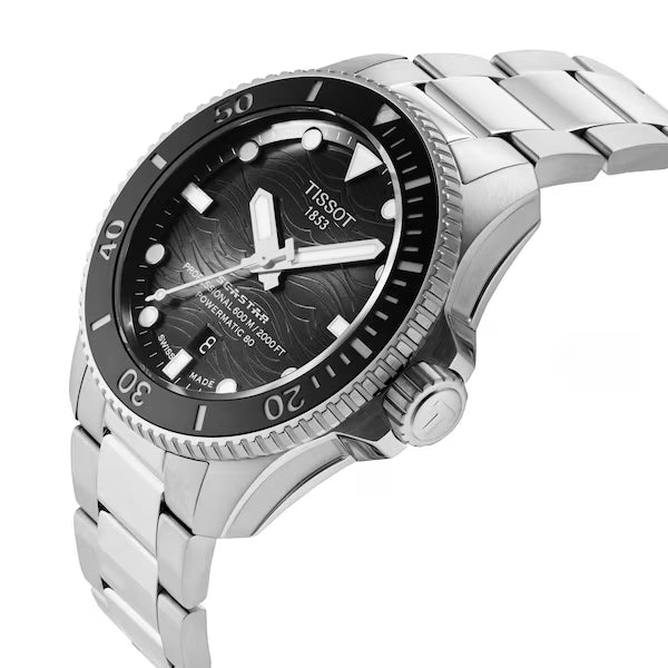 Tissot Seastar 2000 Black Dial 44mm Men's Watch - T120.907.11.051.00
