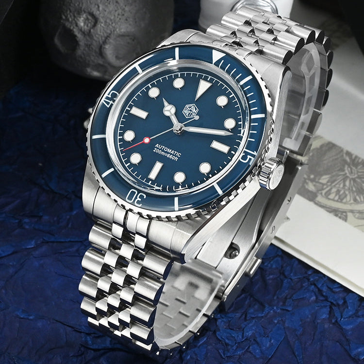 San Martin Royal Blue Dial Men's Watch - SN0133