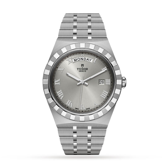 Tudor Royal Silver Dial 41mm Stainless Steel Men's Watch - M28600-0001
