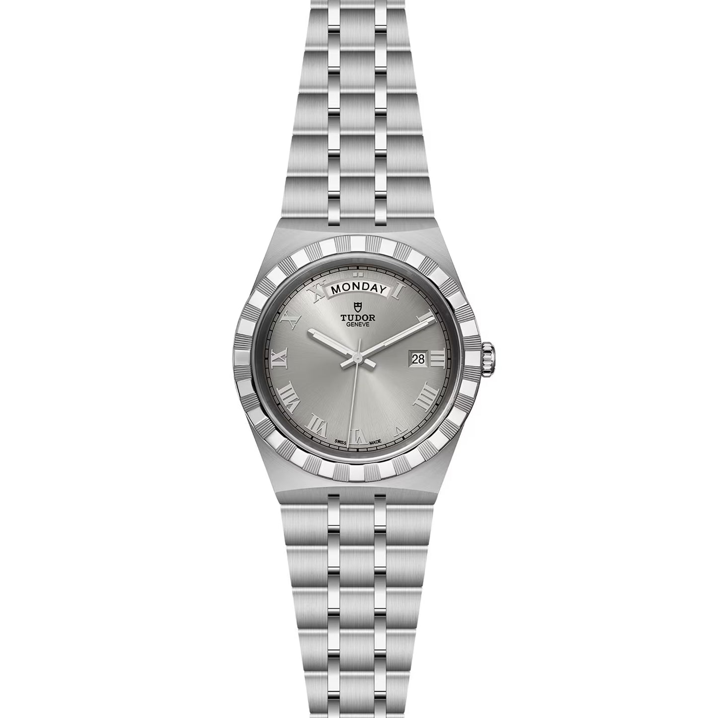 Tudor Royal Silver Dial 41mm Stainless Steel Men's Watch - M28600-0001