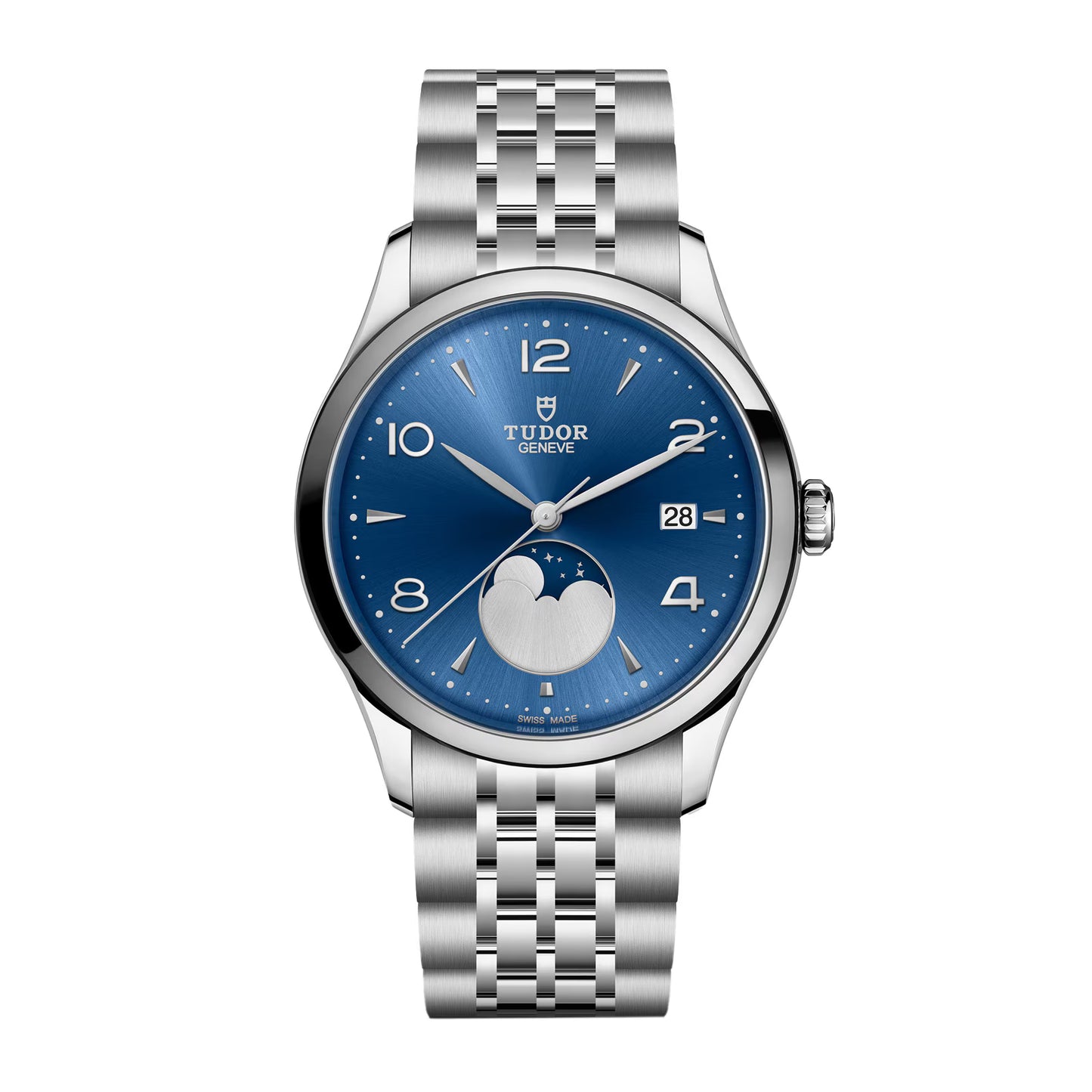 TUDOR 1926 Luna Blue Dial 39mm Moon phase indicator Men's Watch - m91560-0002