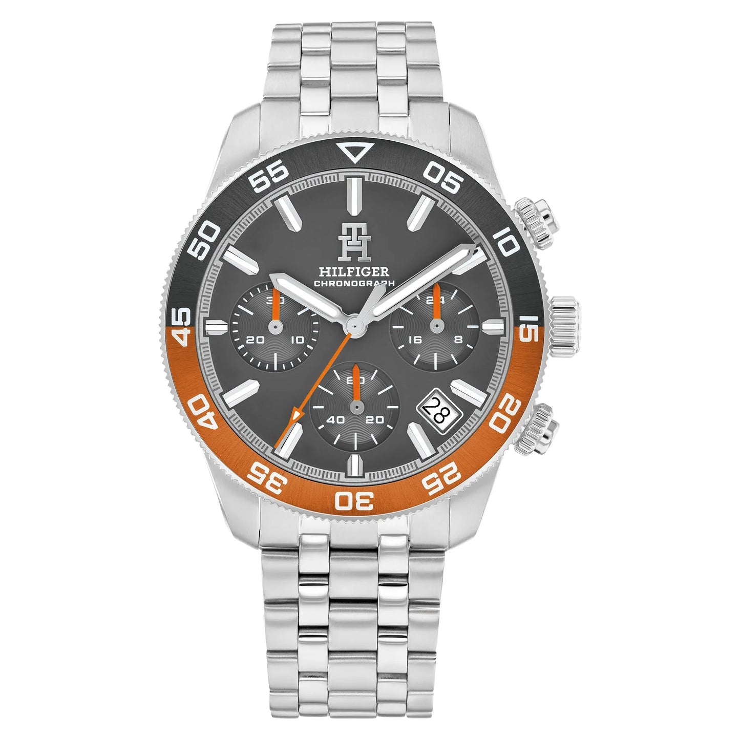 Tommy Hilfiger Grey Dial Chronograph Men's Watch - 1792186