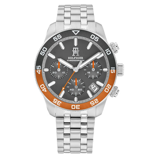 Tommy Hilfiger Grey Dial Chronograph Men's Watch - 1792186