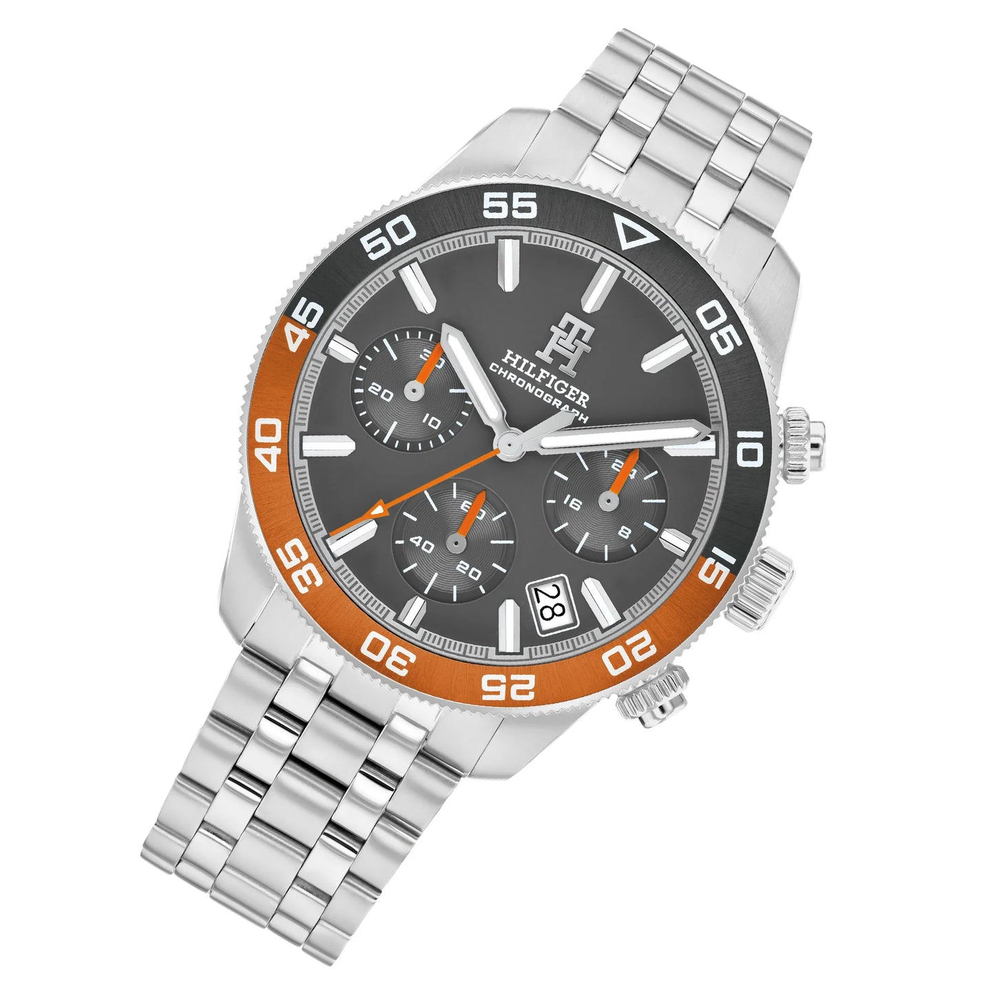 Tommy Hilfiger Grey Dial Chronograph Men's Watch - 1792186