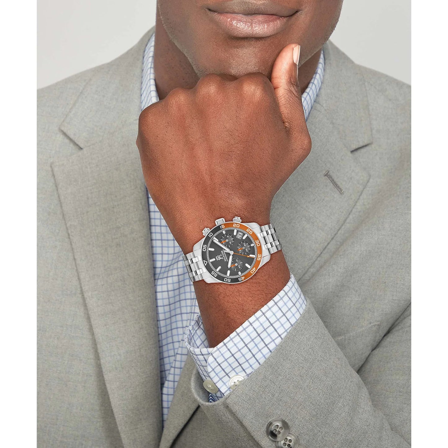 Tommy Hilfiger Grey Dial Chronograph Men's Watch - 1792186
