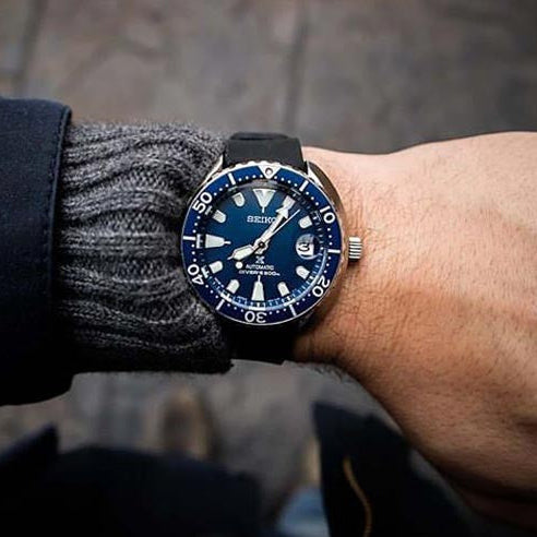 Seiko Prospex Diver's Mini Turtle Blue Dial Automatic 200M Men's Watch - SRPC37K1