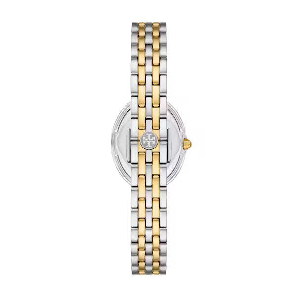 Tory Burch Oval Pink Dial 28mm Ladies Watch - TBW6039