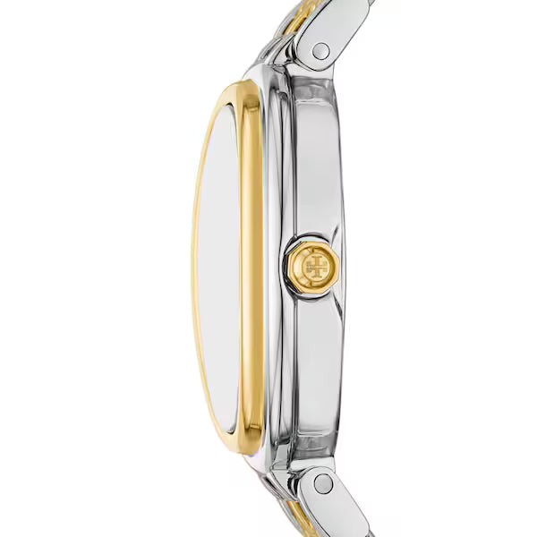 Tory Burch Oval Pink Dial 28mm Ladies Watch - TBW6039
