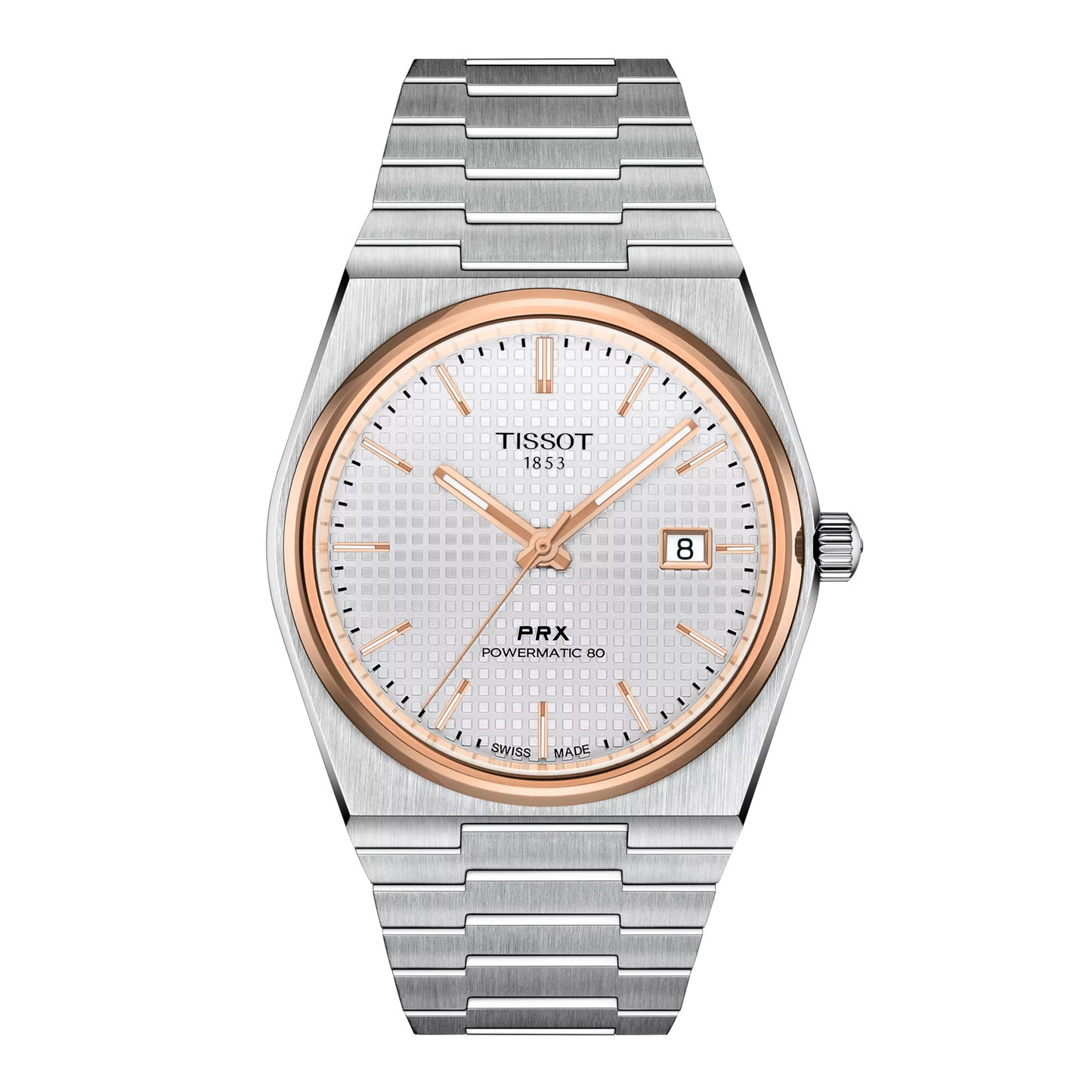 Tissot PRX Powermatic 80 White Dial 40 mm Men's Watch - T137.407.21.031.00