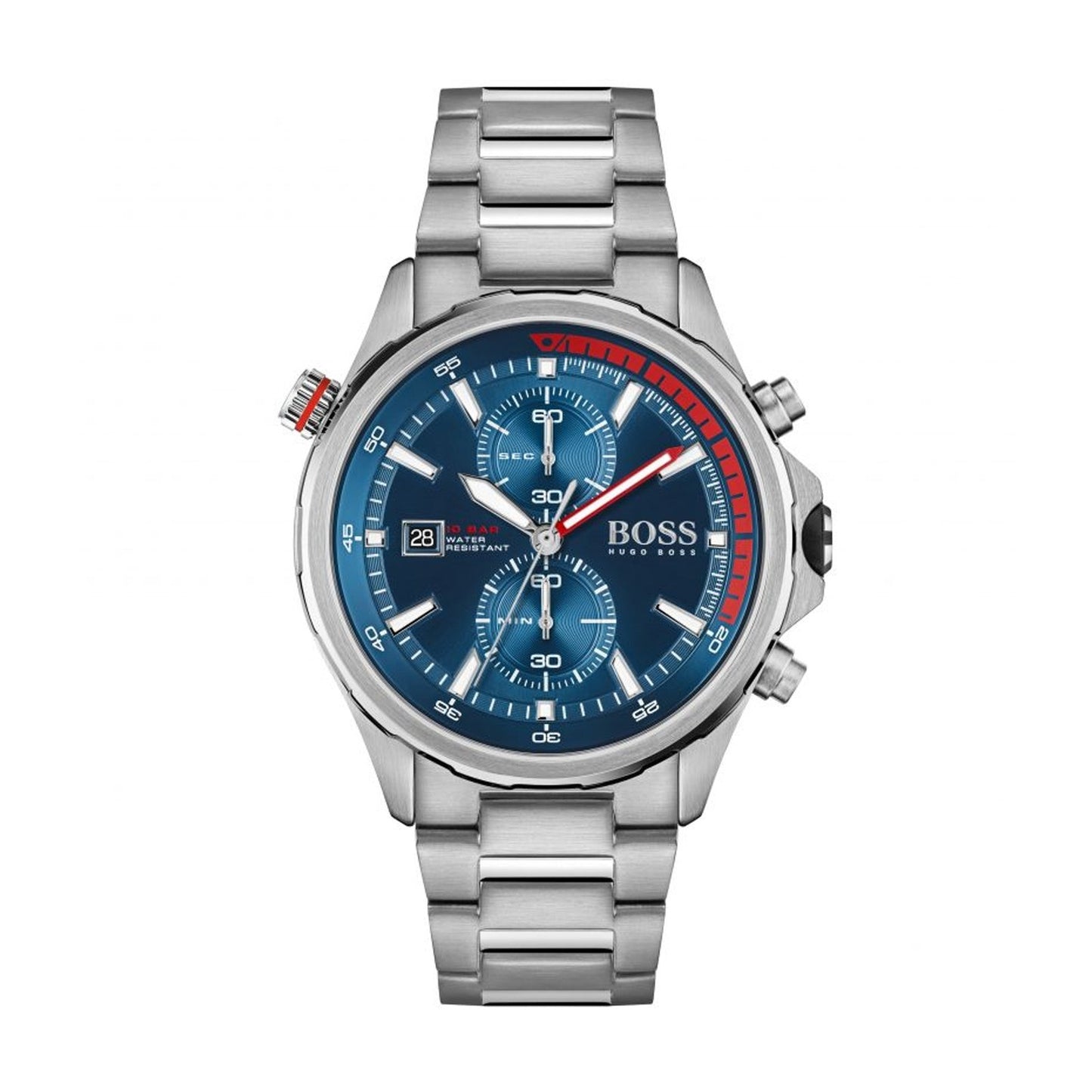 Hugo Boss Globetrotter Blue Dial Men's Watch- 1513823