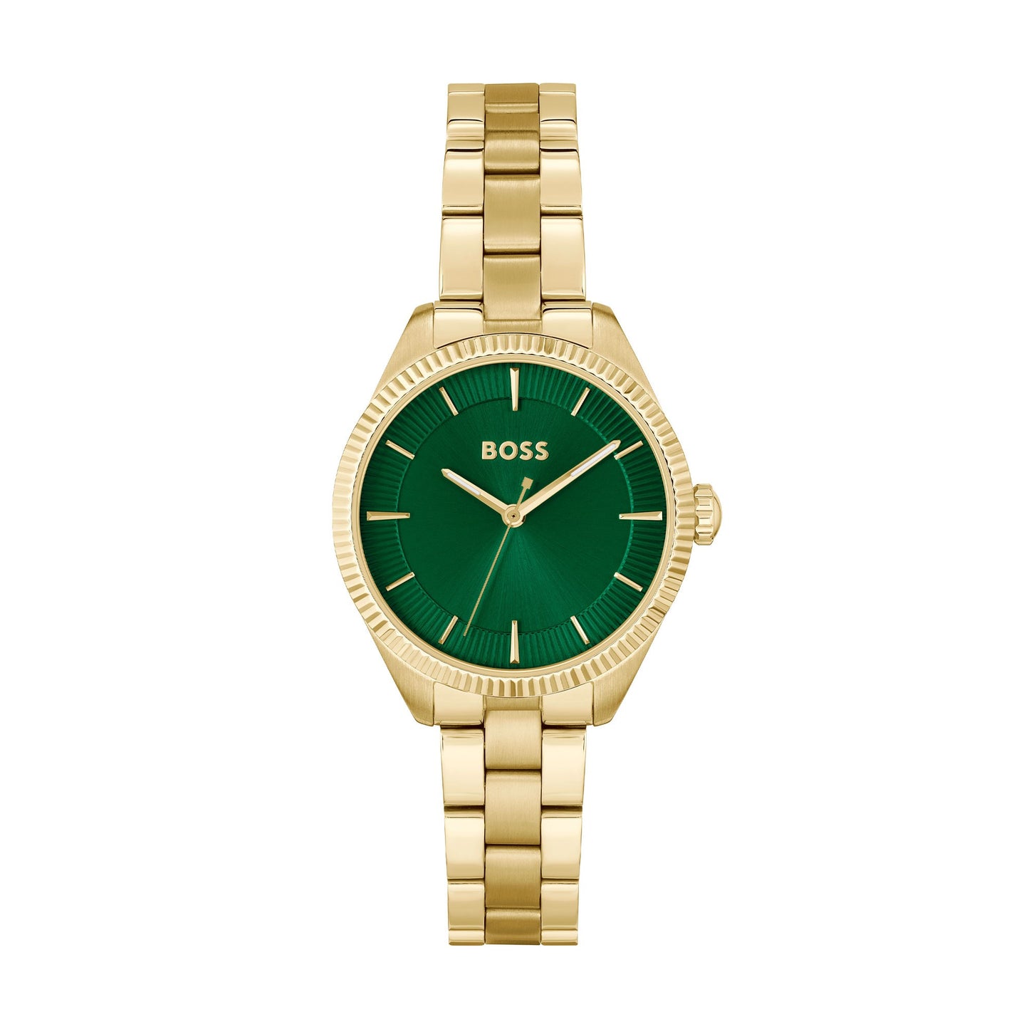 Hugo Boss Sage Gold Green Dial Ladies Watch- 1502729