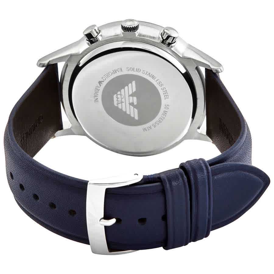 Emporio Armani Men's Blue Dial Chronograph Watch- AR11216