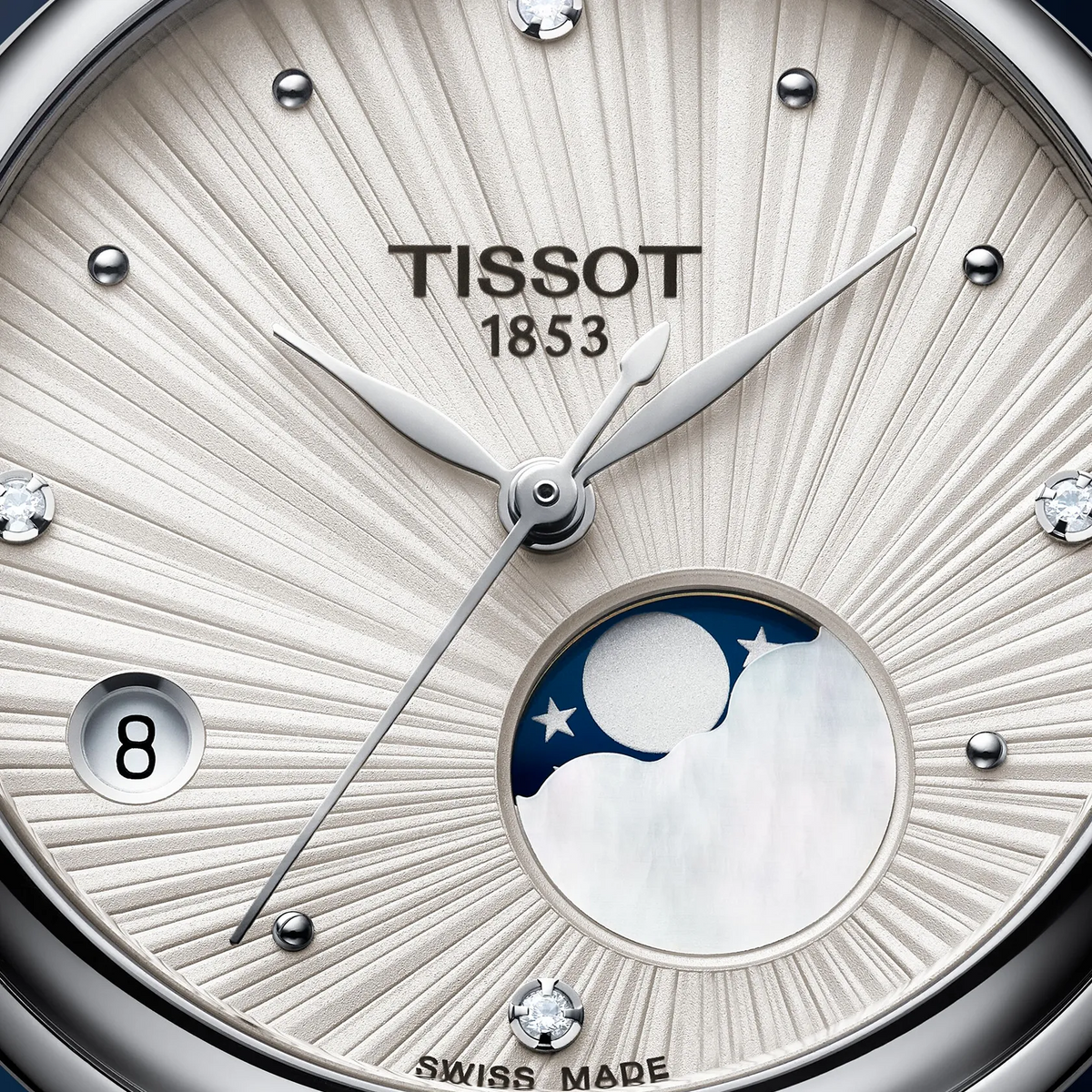 Tissot Desir White Dial 29.6mm Ladies Watch - T152.223.11.036.00