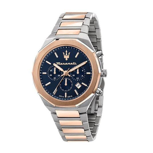 Maserati Stile Rose Gold Men's Chronograph Watch - R8873642002