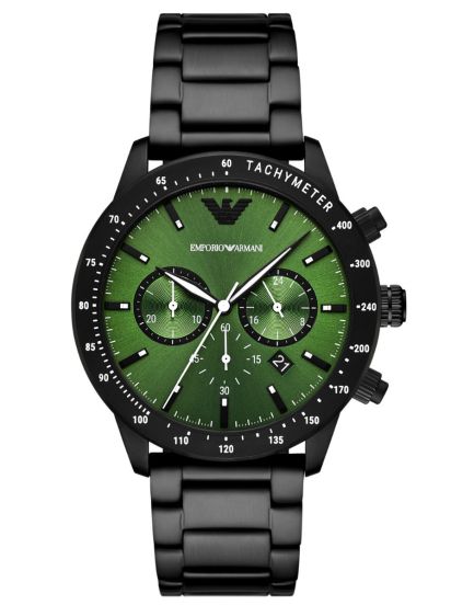 Emporio Armani Black Men's Chronograph Watch -AR11472