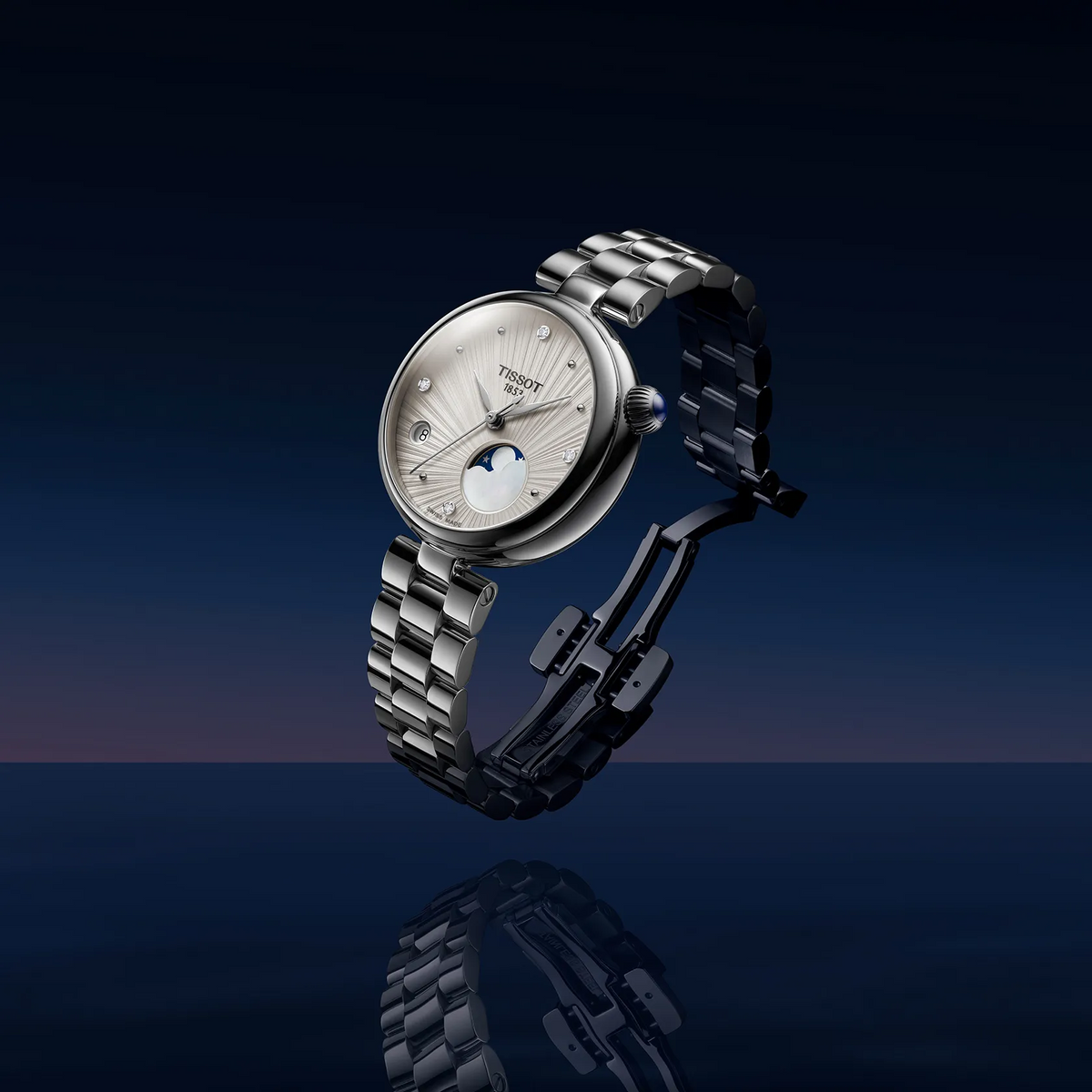Tissot Desir White Dial 29.6mm Ladies Watch - T152.223.11.036.00