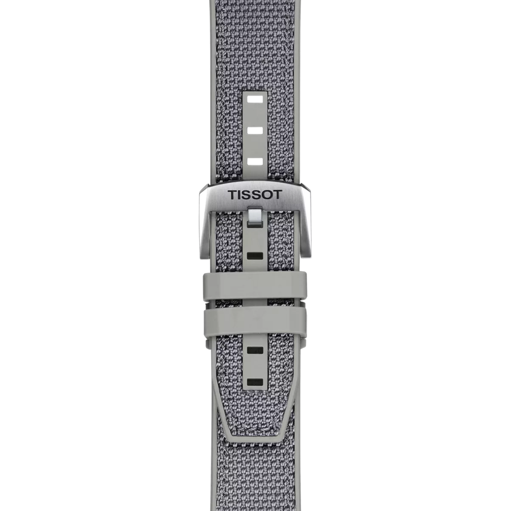 Tissot Seastar 1000 Black Dial Grey Strap 45.5mm Men's Watch - T120.417.17.081.01