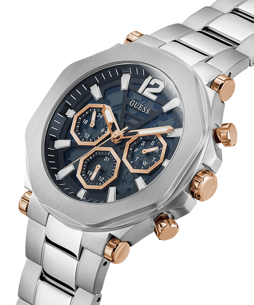 Guess Dual Tone Multi Functions Men's Watch- GW0539G1