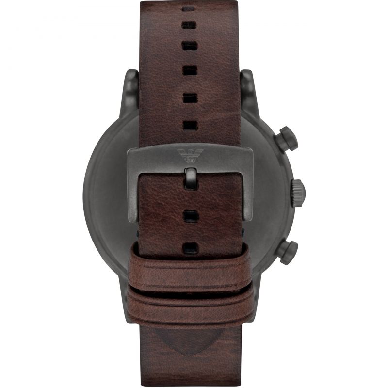Emporio Armani Black Men's Chronograph Watch- AR1919