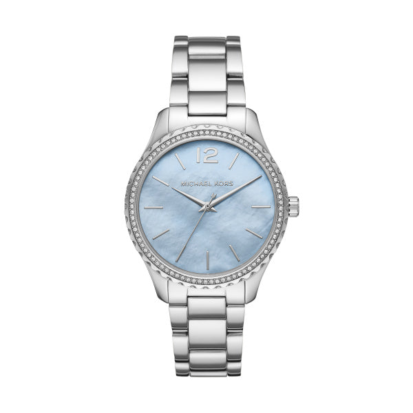 Michael Kors Layton Ice Blue Dial Women's Watch- Mk6847