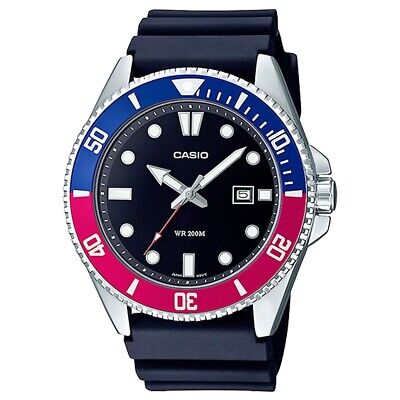 Casio Duro Pepsi New Model Men's Watch- MDV-107-1A3VEF