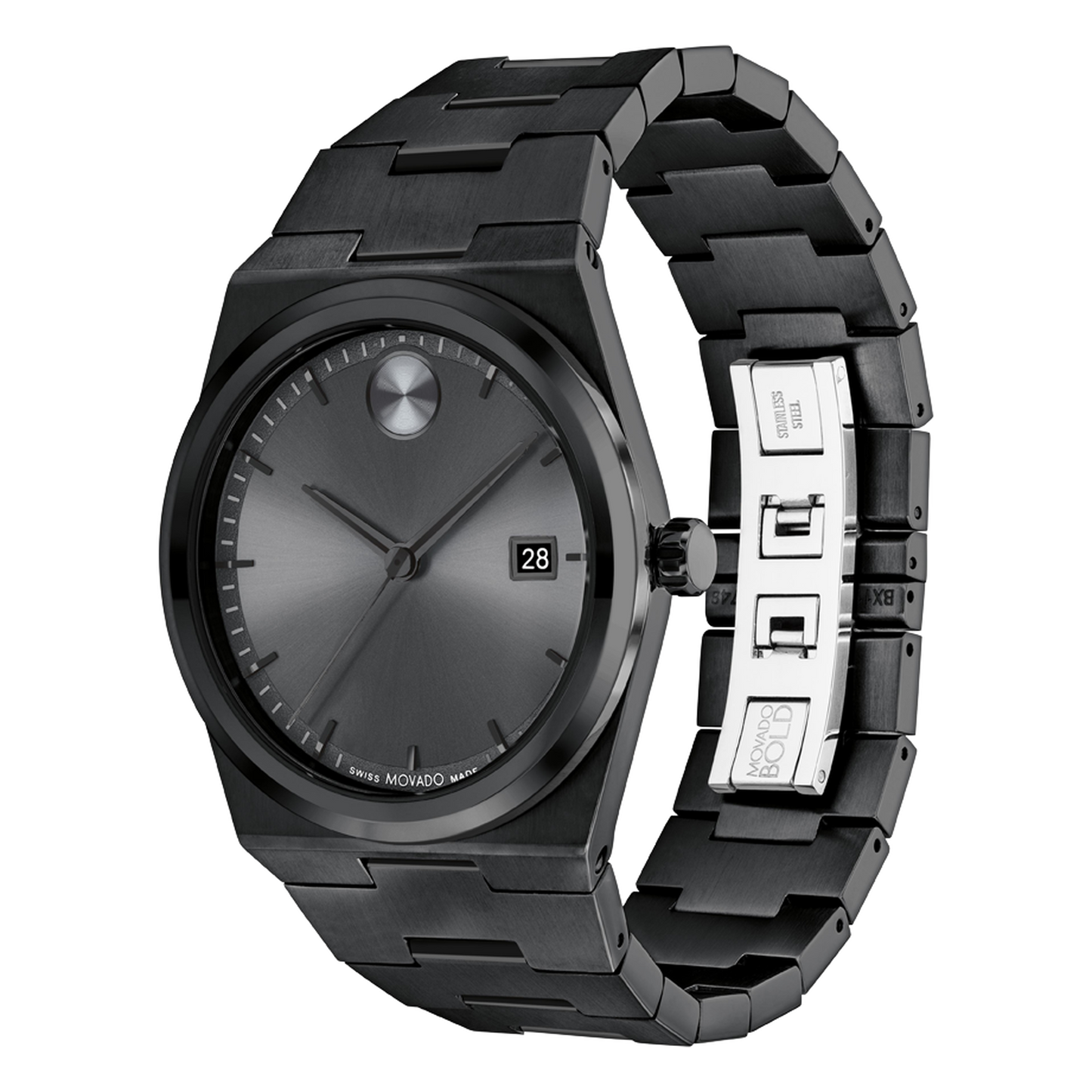 Movado Black Dial Swiss Made Men's Watch - 3601224