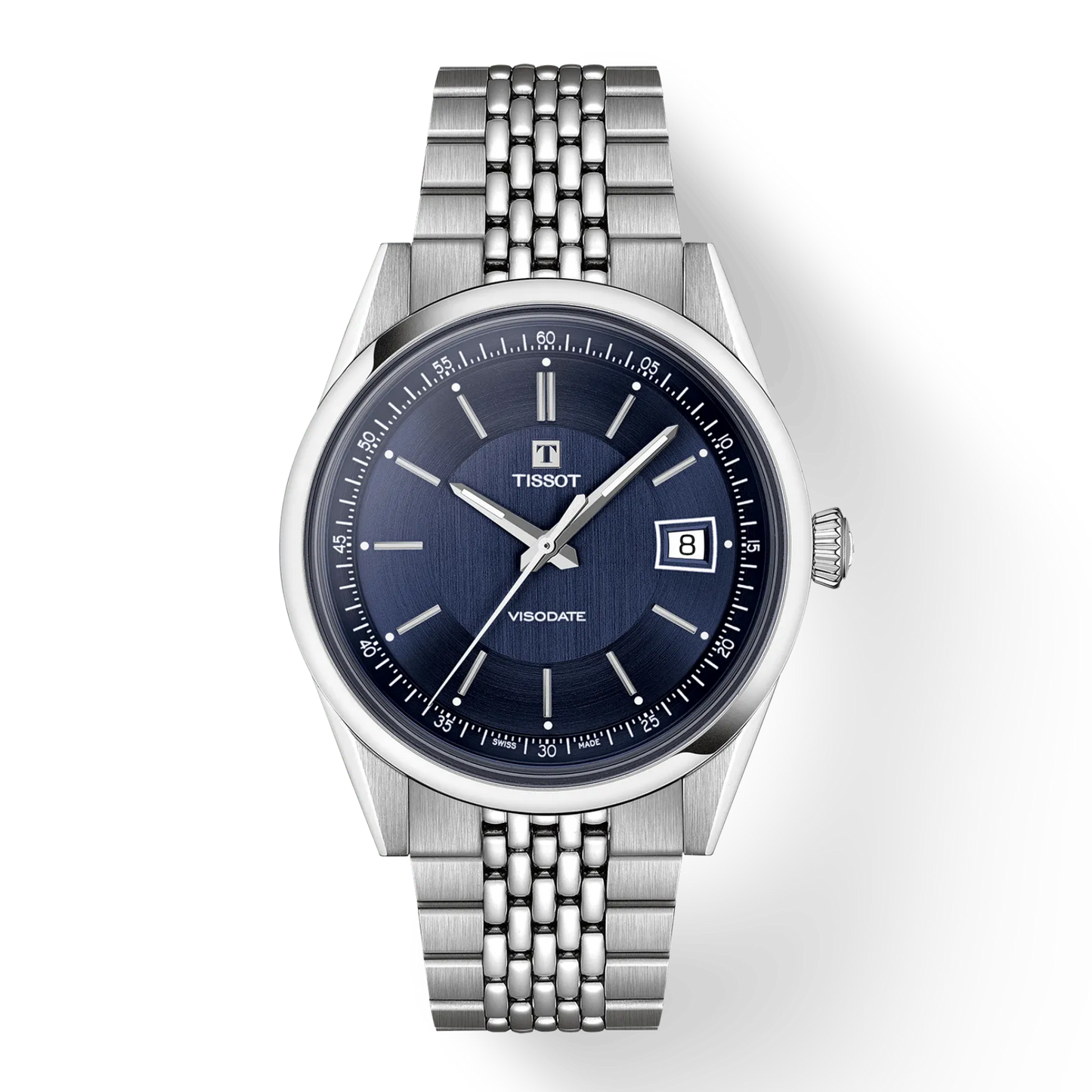 Tissot Visodate Powermatic 80 Blue Dial Men's Watch - T157.407.11.041.00