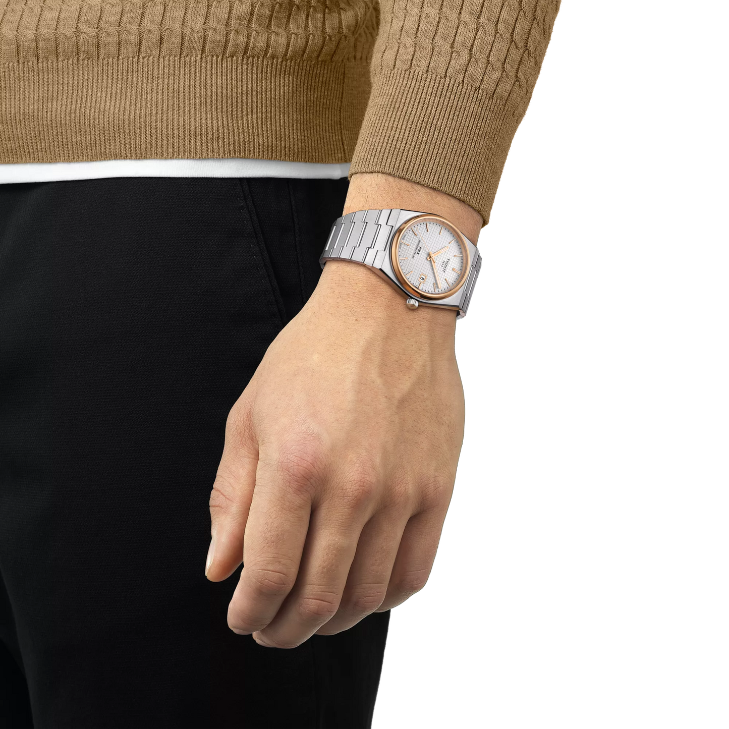 Tissot PRX Powermatic 80 White Dial 40 mm Men's Watch - T137.407.21.031.00