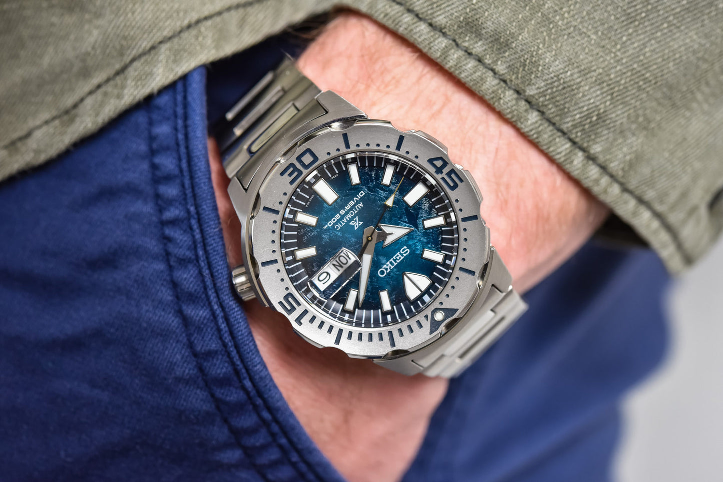 Seiko Prospex Monster 'Save The Ocean Special' Edition Men's Watch- SRPH75k1
