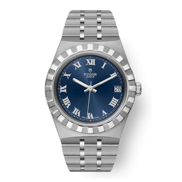 Tudor Royal Classic Date Blue Dial 38mm Men's Watch- m28500-0005