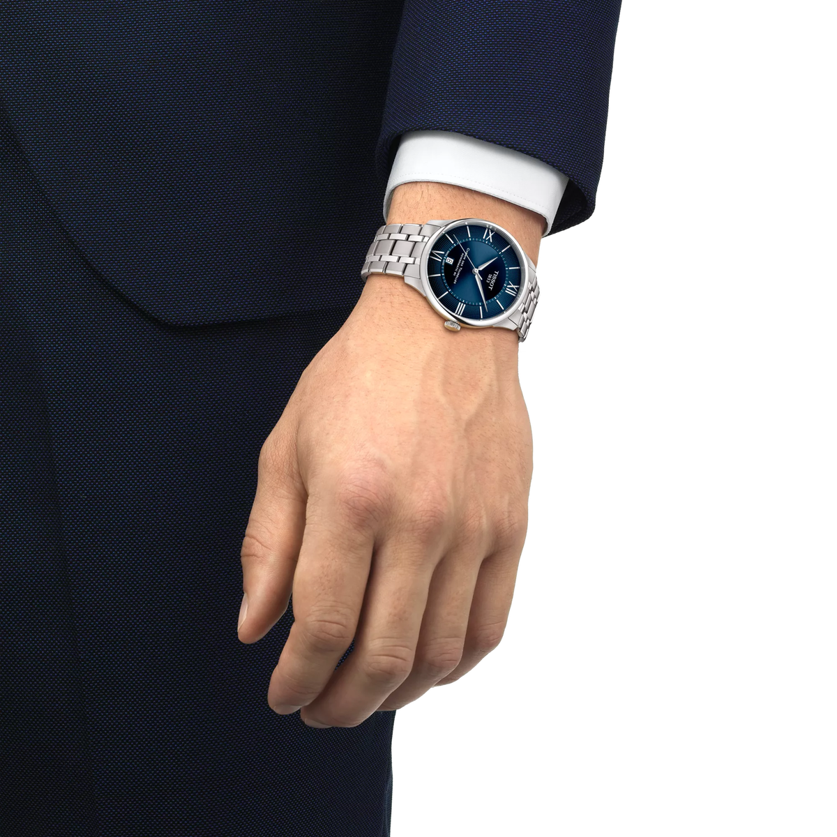 Tissot Chemin Des Tourelles Blue Dial 42mm Men's Watch - T139.407.11.048.00