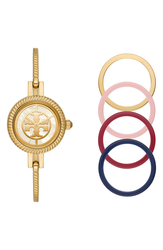Tory Burch Reva Gold Stainless Steel Strap Ladies Watch - TBW4029