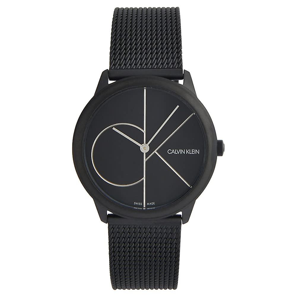 Calvin Klein Minimal Full Black Analog Women's Watch- K3M5245X