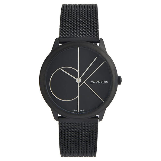 Calvin Klein Minimal Full Black Analog Women's Watch- K3M5245X