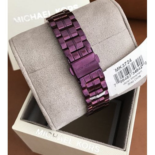 Michael Kors Lauryn Purple Analog Women's Watch- MK3724