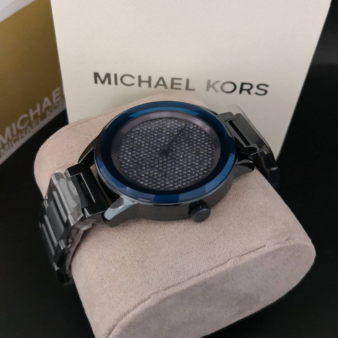 Michael Kors Kinley Pave Blue Women's Watch- MK6246