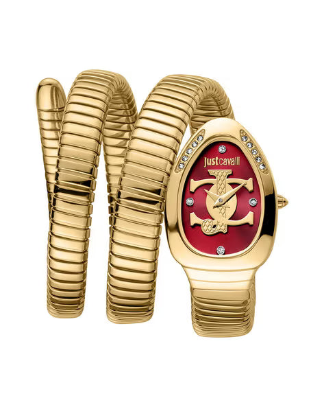 JUST CAVALLI Analogue Red Dial Watch - JC1L228M0045