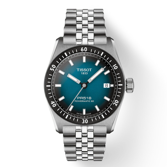 Tissot PR516 Powermatic 80 Blue Dial  Men's Watch - T149.407.11.041.00