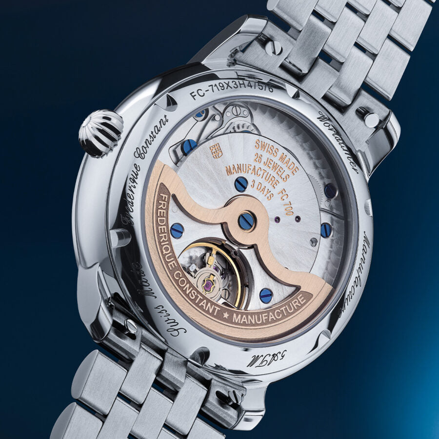 Frederique constant Manufacture Classic Worldtimer Men's Watch - FC-719NN3H6B