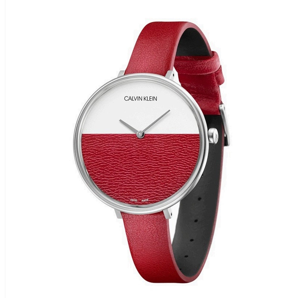 Calvin Klein Rise Red Quartz Analog Women's Watch- K7A231UP