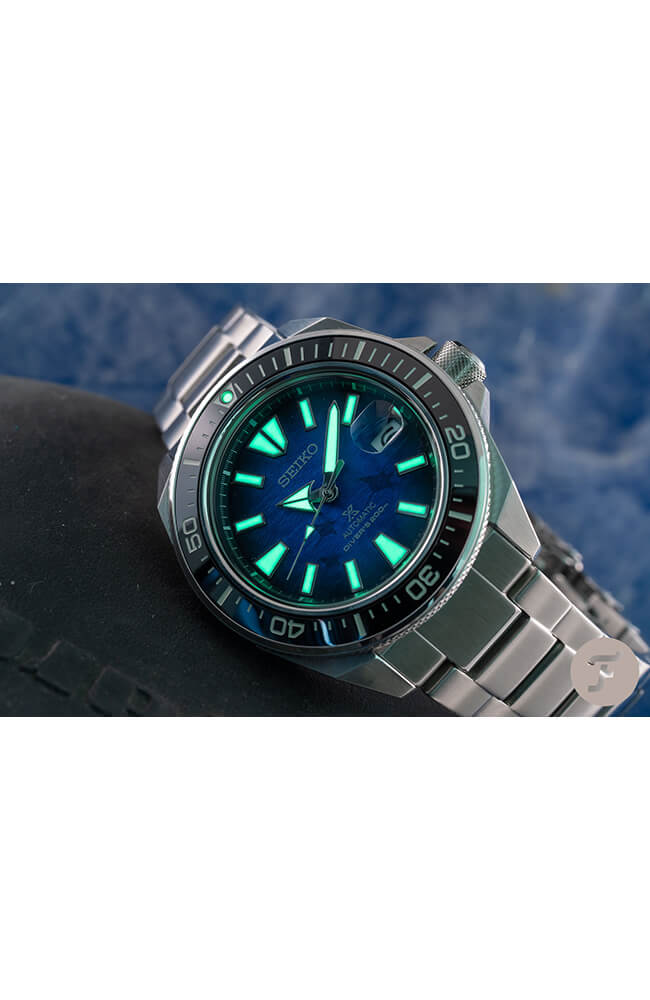 Seiko Prospex King Samurai Save the Ocean Edition Blue Dial Men's Watch- SRPE33K1