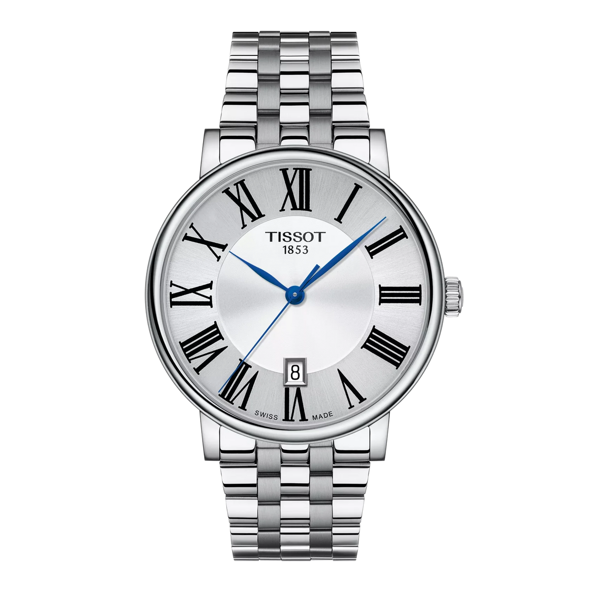Tissot Carson Premium White Dial 40mm Men's Watch - T122.410.11.033.00