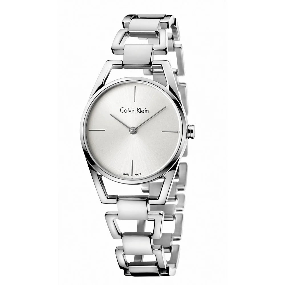 Calvin klein  DAINTY Silver Dial Bracelet Style Ladies Watch- K7L23146