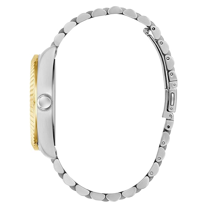 GUESS Green Dial 2-Tone Multi-function Date Men's Watch - GW0977G4