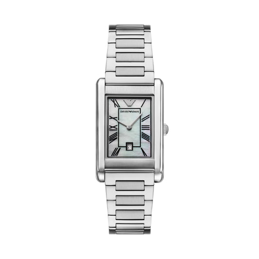 Emporio Armani Two-Hand Date Mother Of Pearl Dial Ladies Watch - AR11664