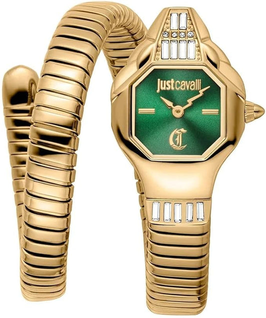 Just Cavalli Green Dial Ladies Watch - JC1L326M0035