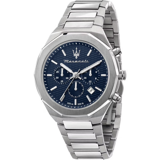 Maserati Stile Blue Dial Men's Chronograph Watch-  R8873642006