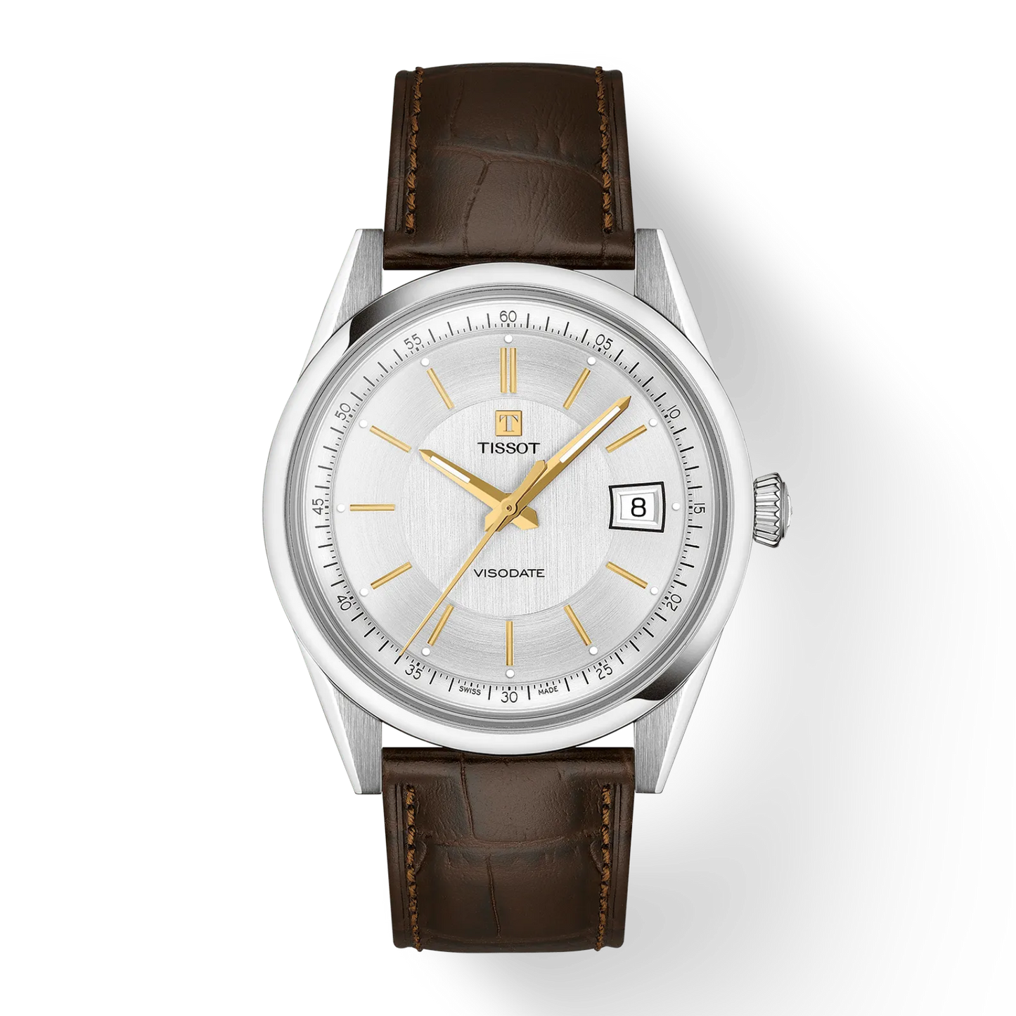 Tissot Visodate Powermatic 80 White Dial Men's Watch - T157.407.16.031.00