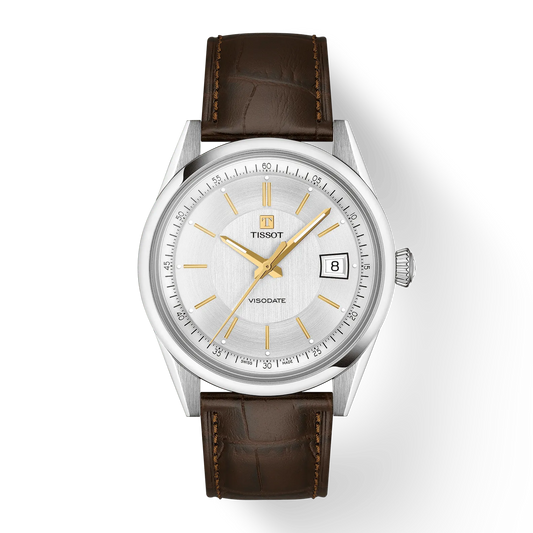 Tissot Visodate Powermatic 80 White Dial Men's Watch - T157.407.16.031.00